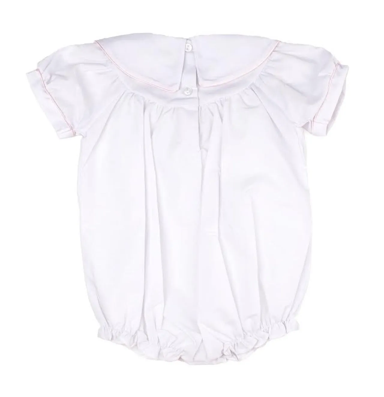 30108-Monogrammable Blanks Baby Girl Bubble Romper