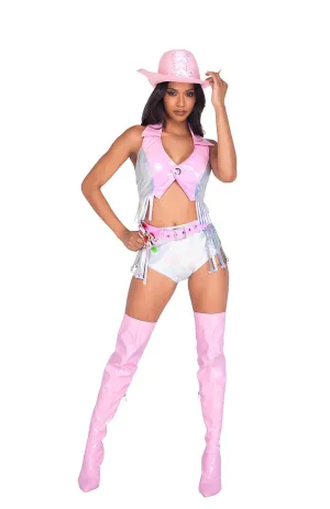 3pc Space Cowgirl Babe Halloween Cosplay Costume