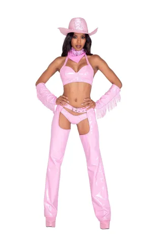 6pc Sheriff Shine Cowgirl Halloween Cosplay Costume