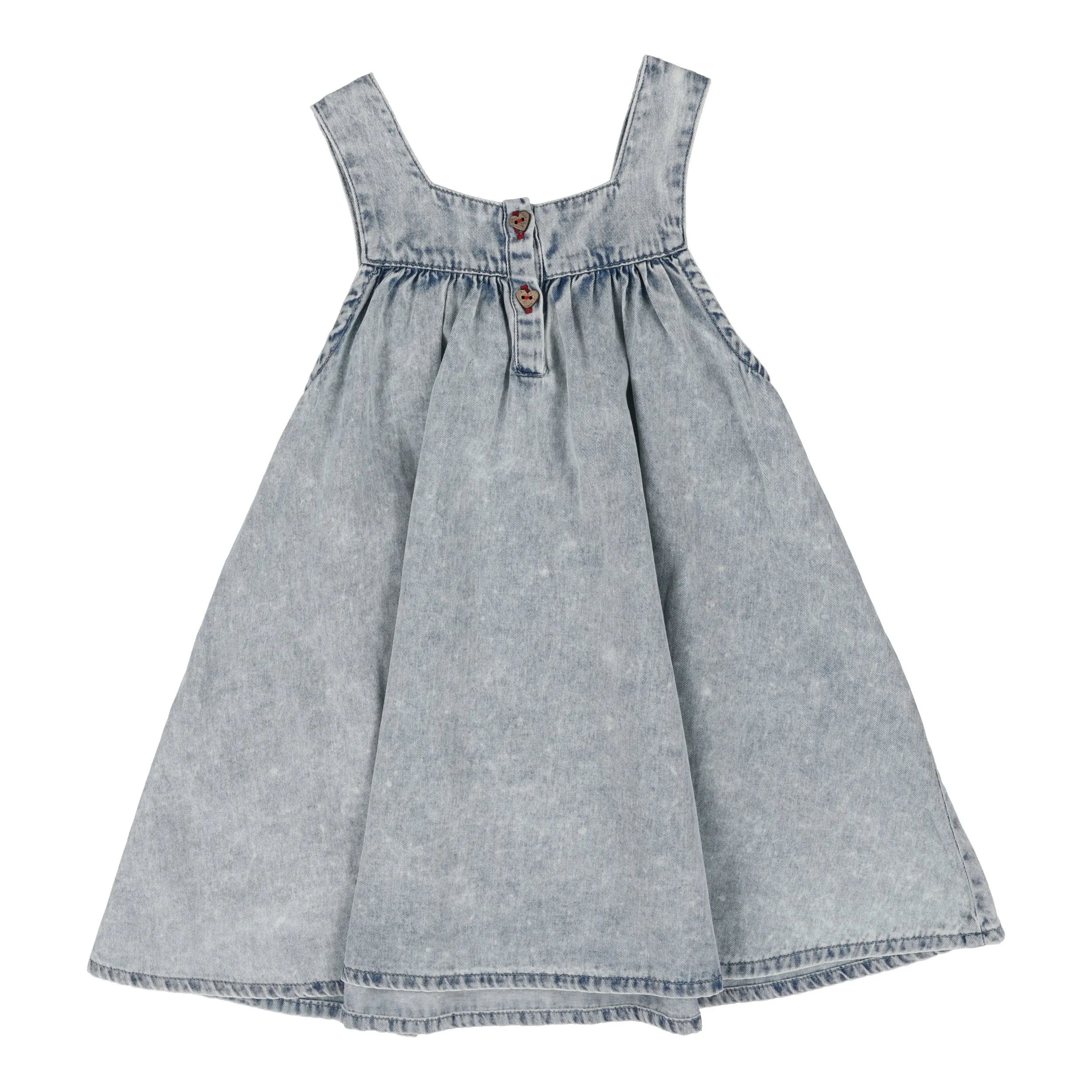 ANALOGIE BY LIL LEGS BLUE WASH STONEWASH JUMPER