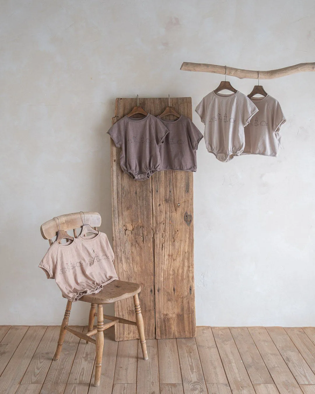 Baby Dinsoaur Romper | Grey