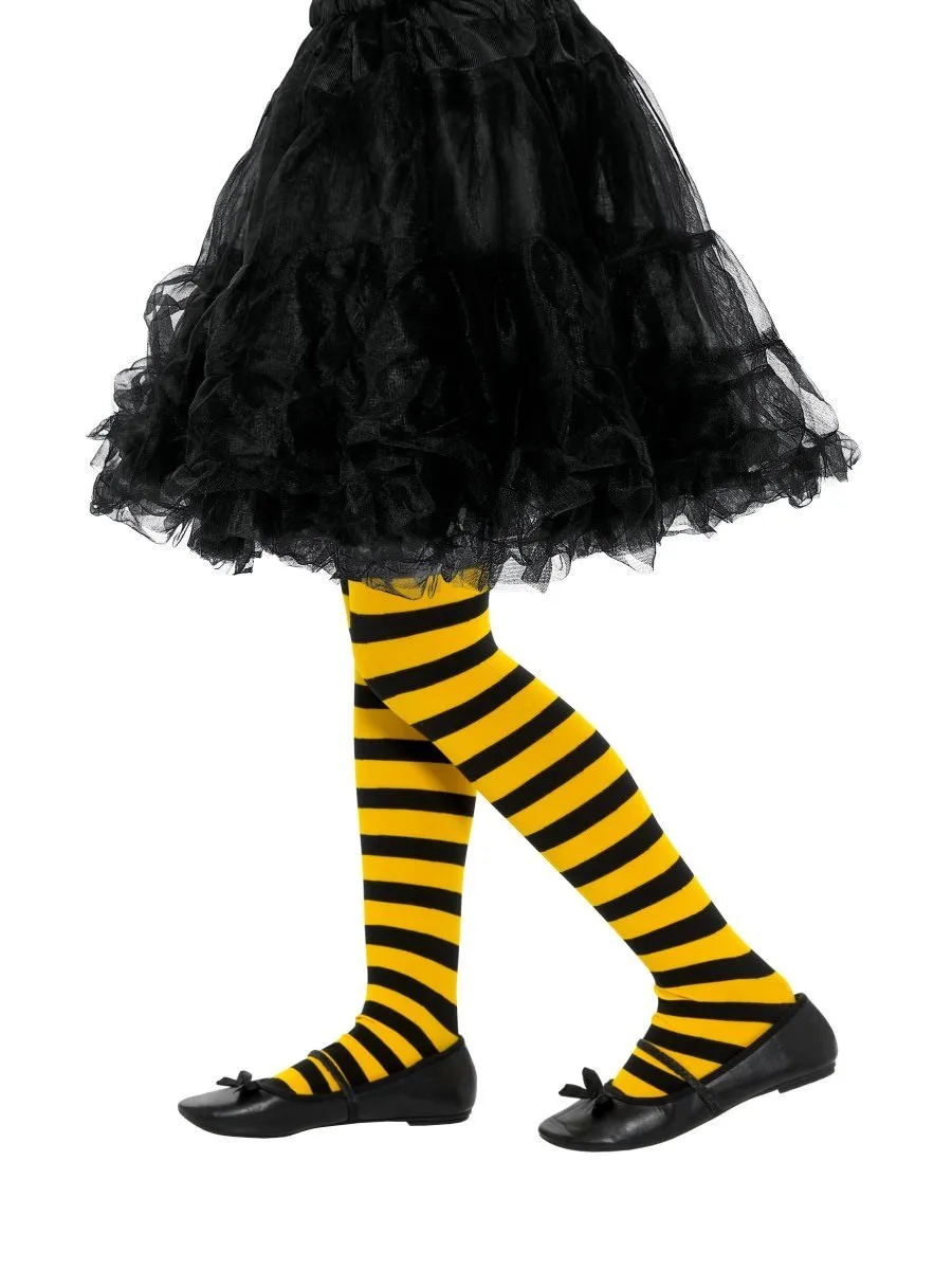 Bee Stripe Tights, Childs