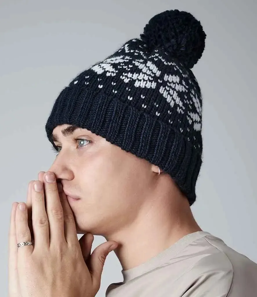 Beechfield Fair Isle Snowstar® Beanie | Multicolor | One Size