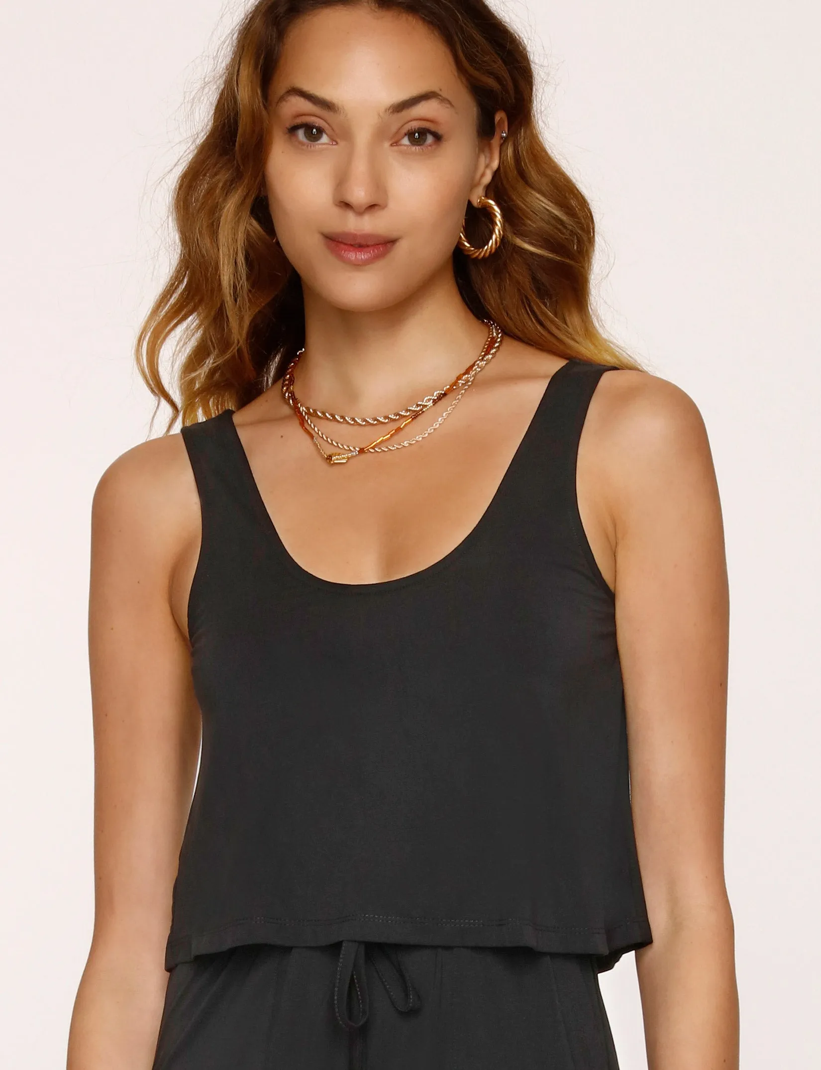 Black Elodie Romper