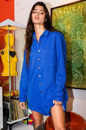 Bucketlist Long Sleeve Denim Romper
