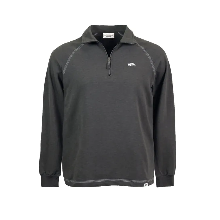 Cotton Slub Qtr Zip