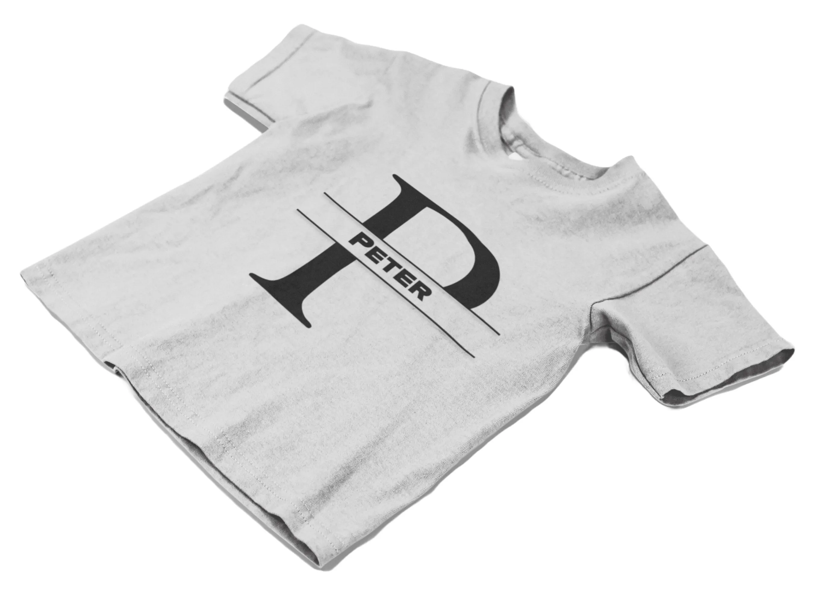Custom Name Letter P Toddler Shirt Gift for Toddler Boys Birthday Gift