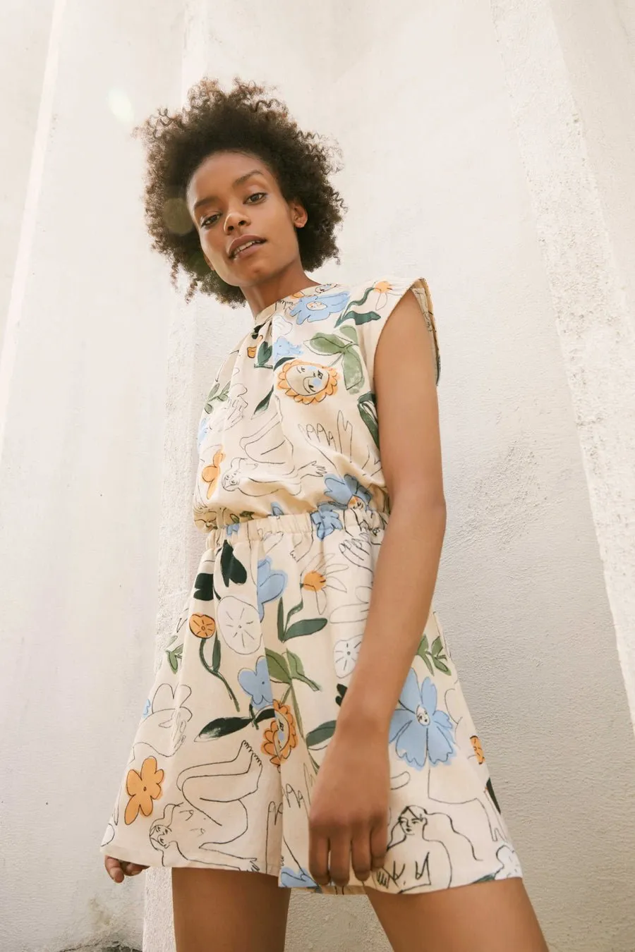 Eve Gravel Marina Romper (Online Exclusive)