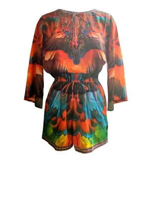 Full Sleeves Romper Drawstring