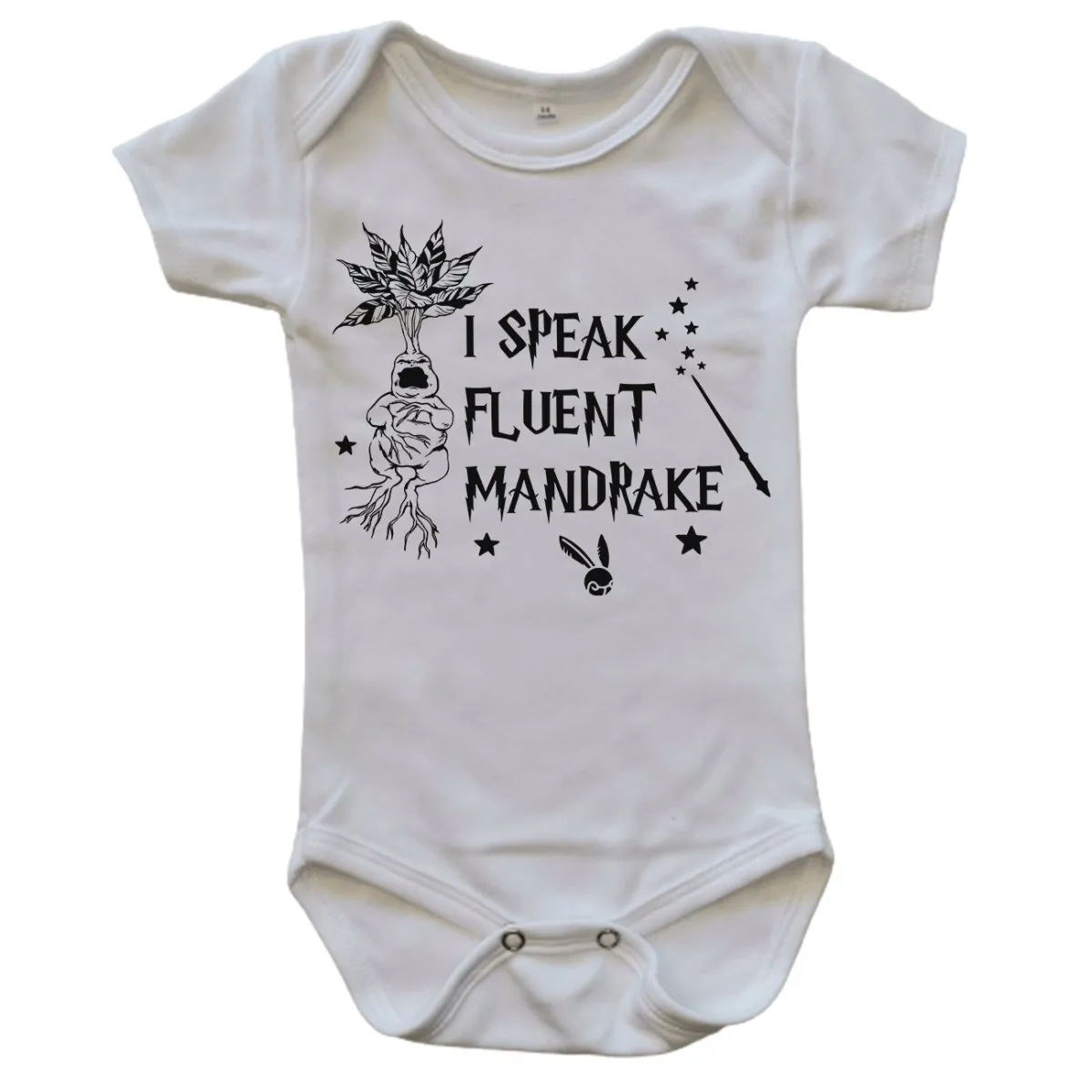 I Speak Fluent Mandrake Onesie - Short Sleeve