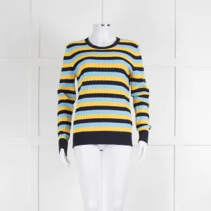 Jason Wu Blue & Yellow Striped Jumper