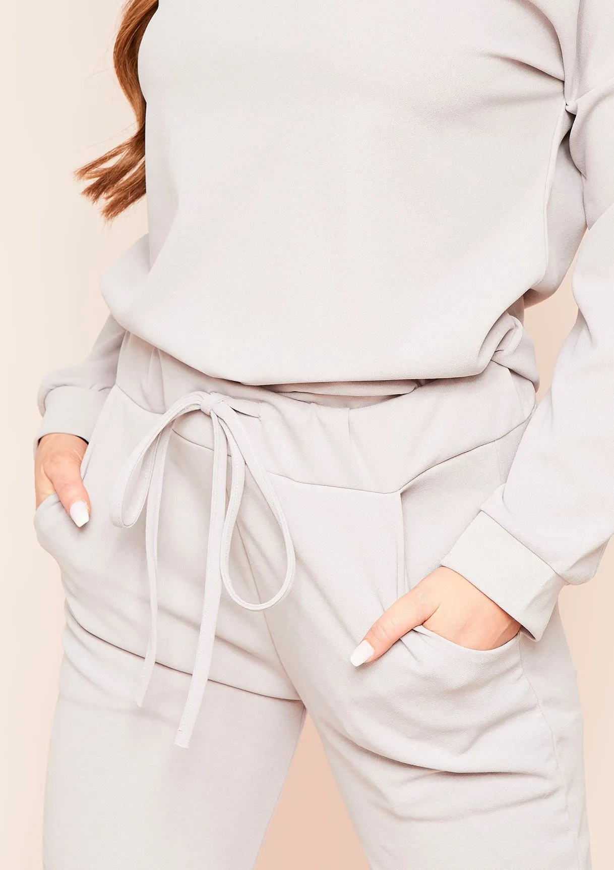 Julie Grey Jumper Loungewear Set