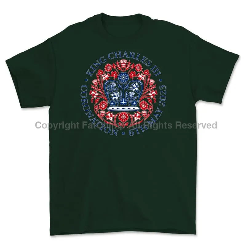 King Charles III Official Coronation Printed T-Shirt