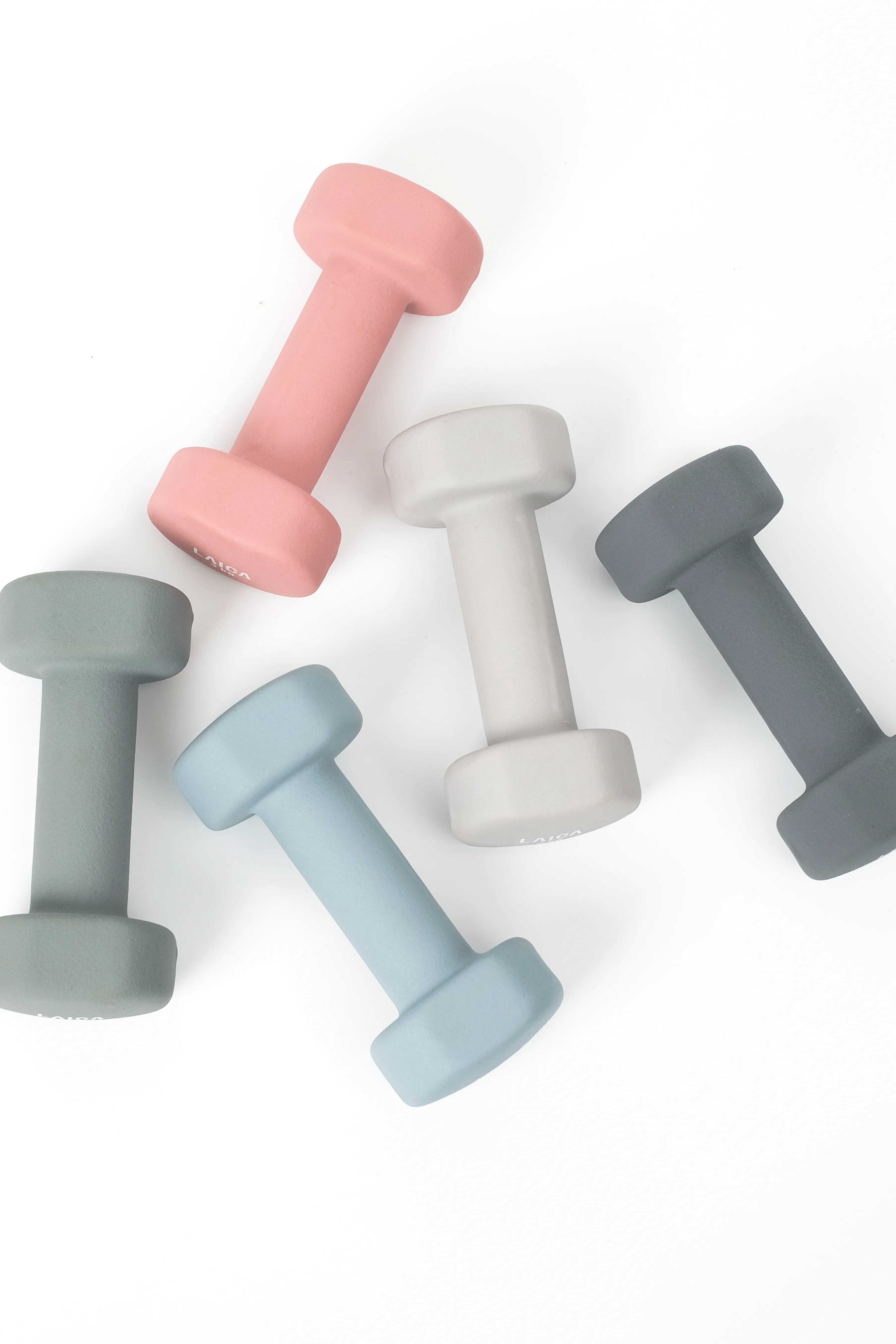 LAICA Non-Slip Dumbbell 1KG - Pink