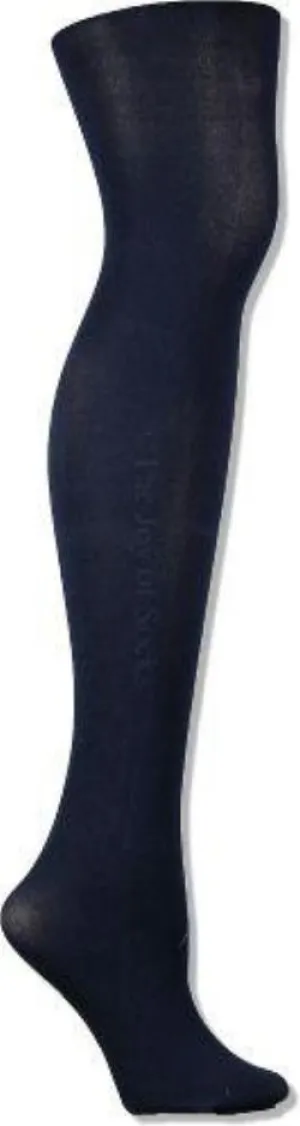 Large/Tall Microfiber Navy Tights