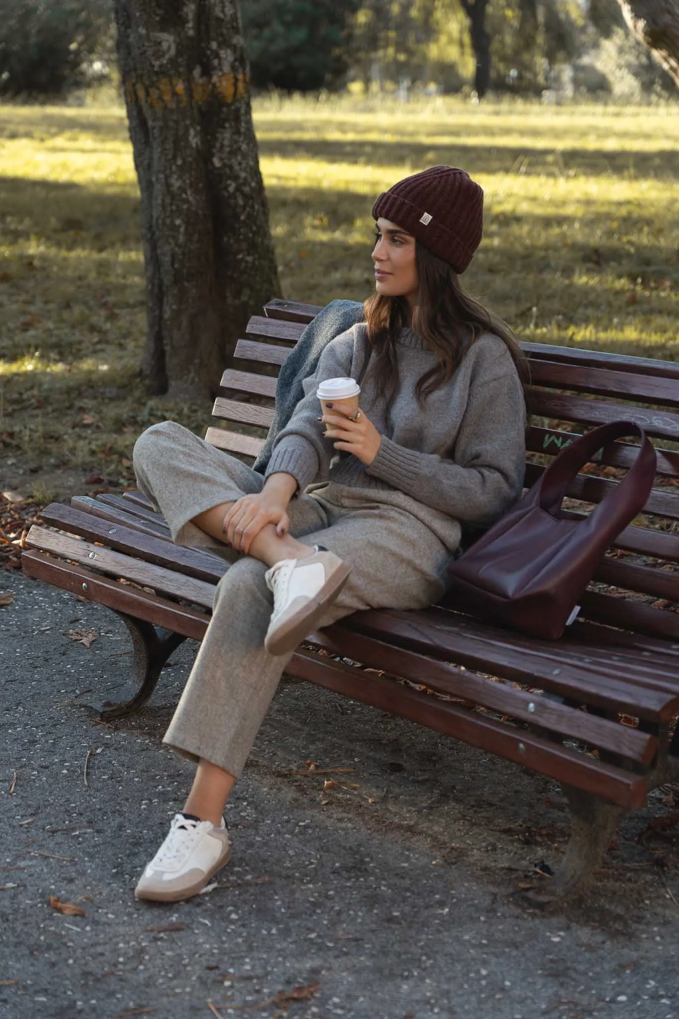 Maia Auburn Recycled Wool Beanie