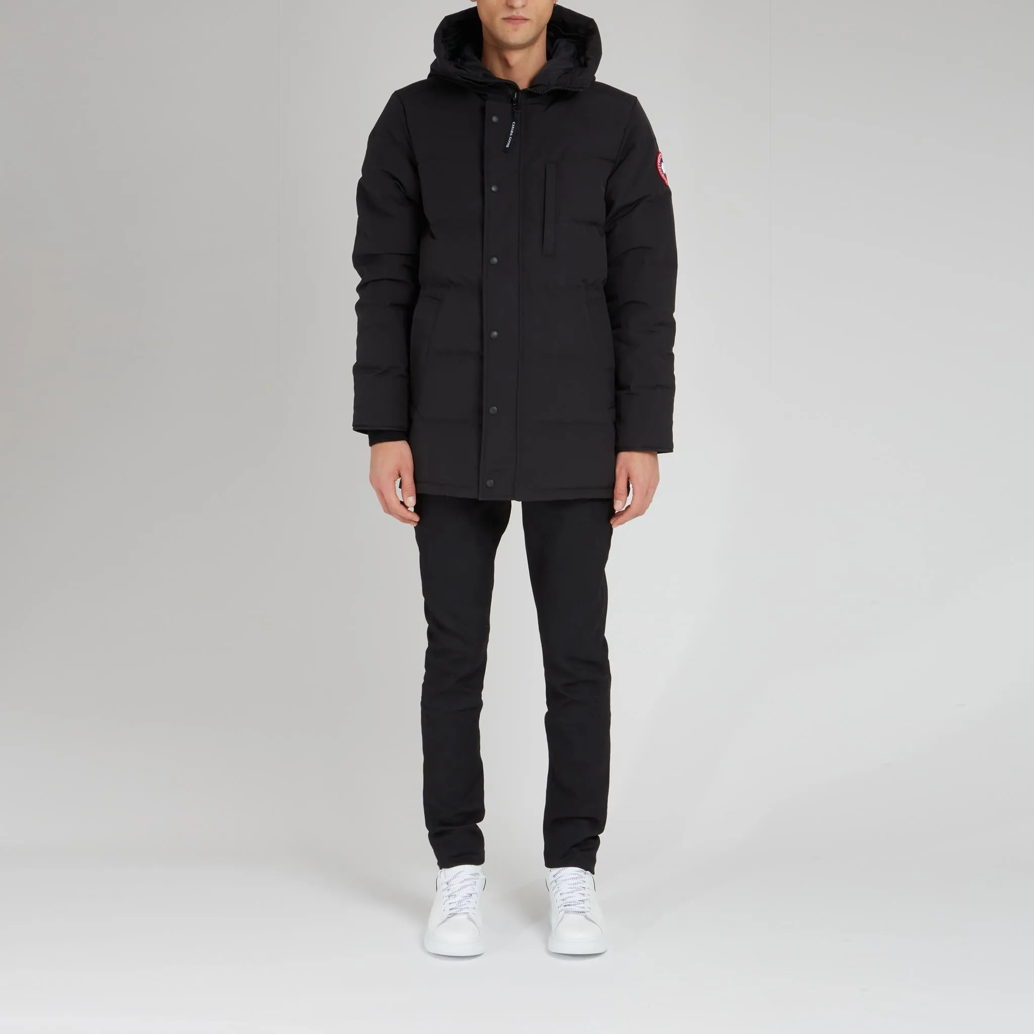 Parka "Carson" in tessuto nero