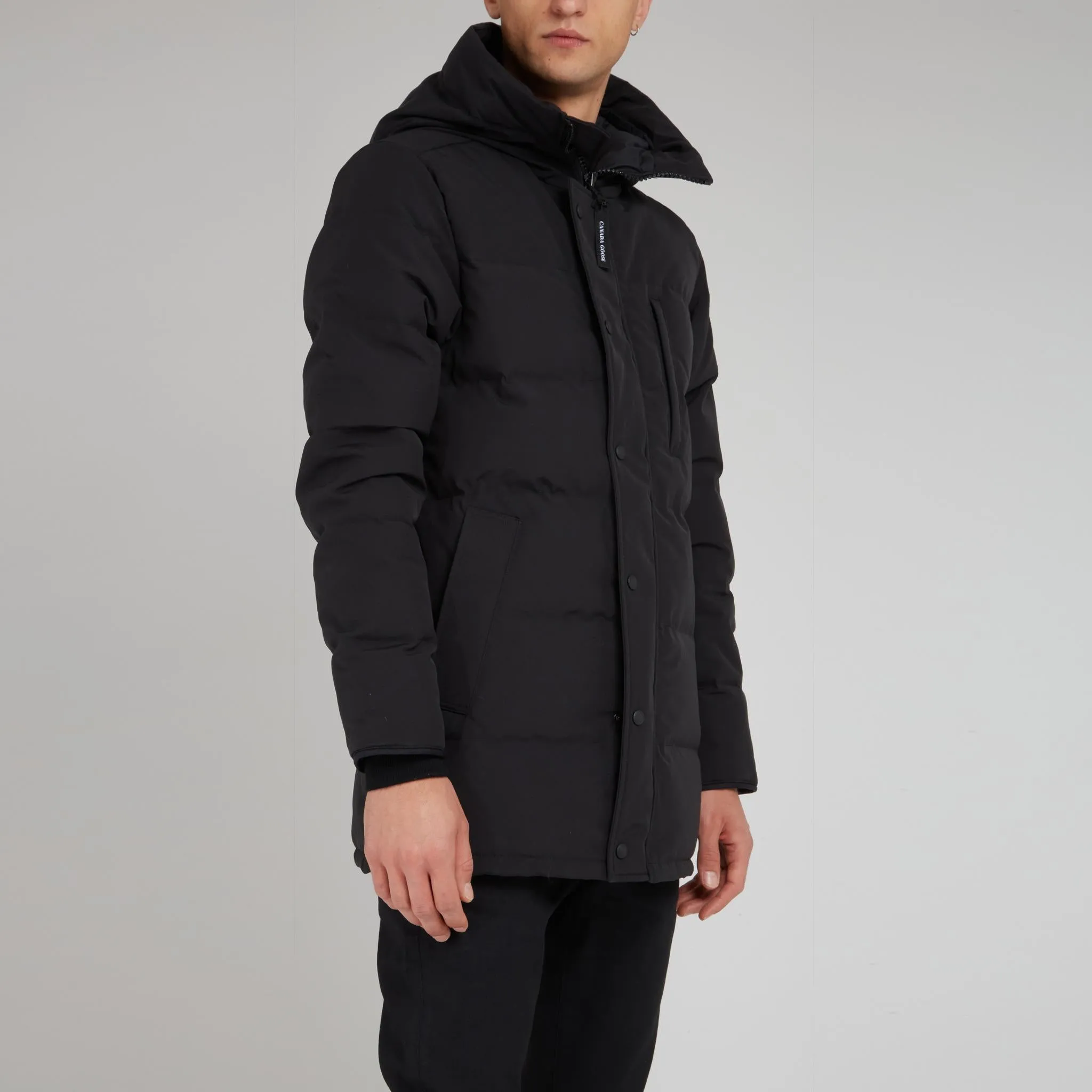 Parka "Carson" in tessuto nero