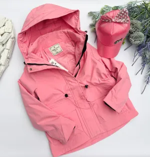 Pink waterproof jacket