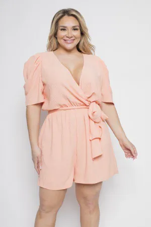 Puff Sleeve Romper