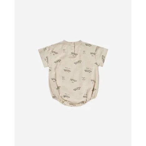 Relaxed Short Sleeve Bubble Romper