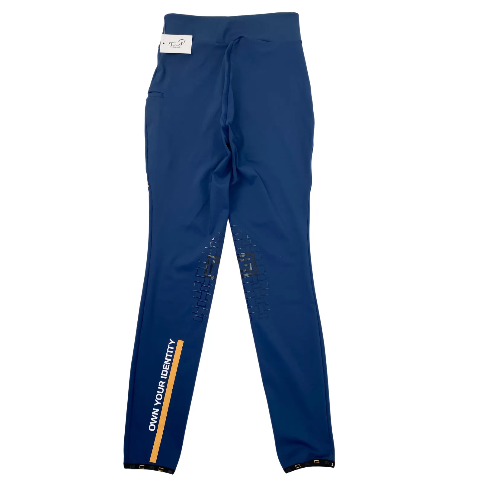 RG Italy 'RG Leggings' Riding Tights  in Classic Blue  - Women's IT 36 (XS)