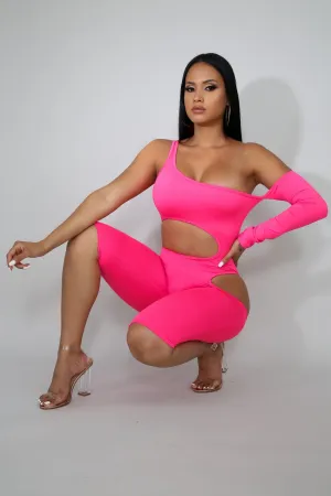 Sassy Mood Romper Pink