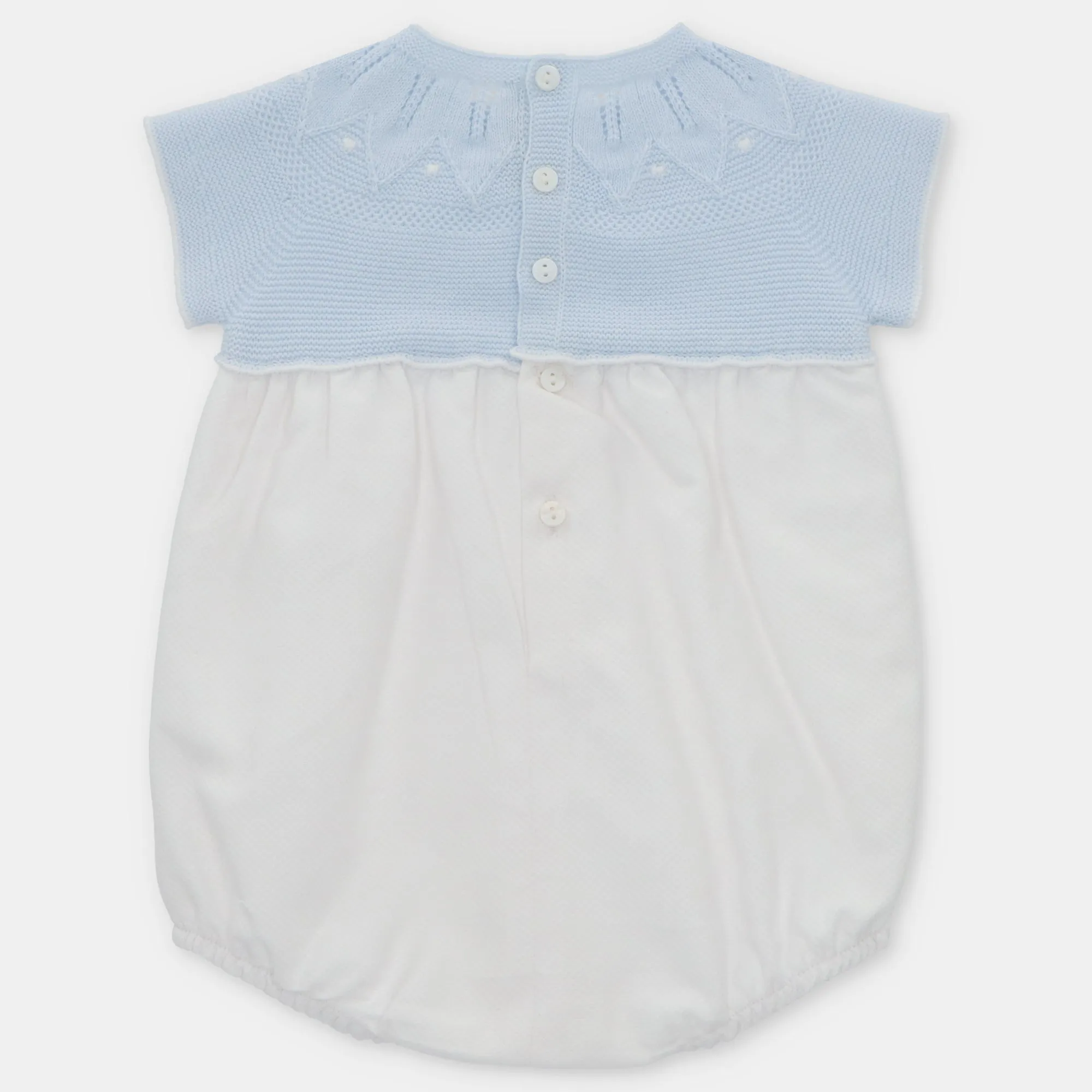 Short Knit Combo Romper