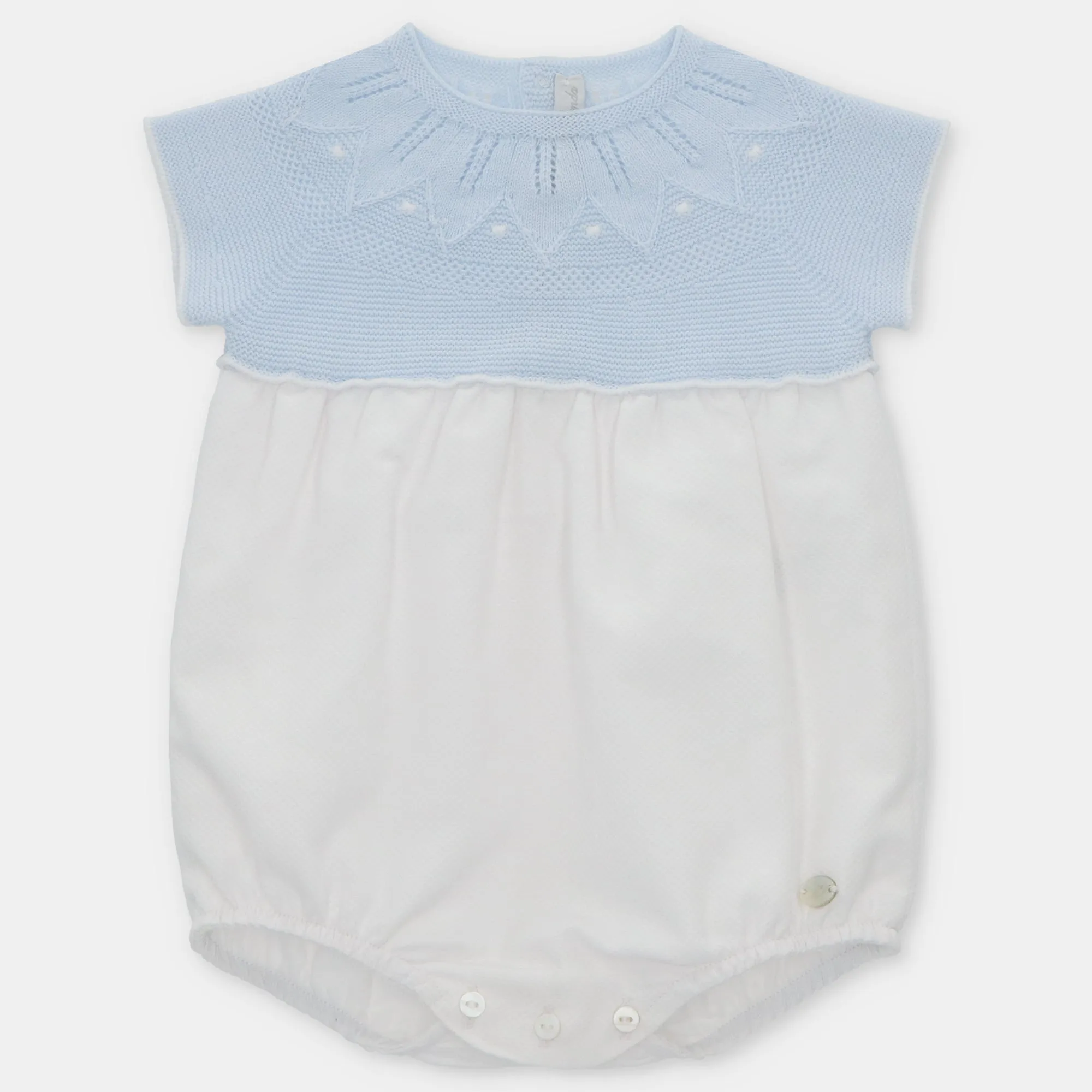 Short Knit Combo Romper
