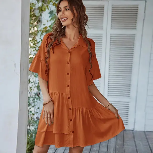 Short Sleeve Mini Dress