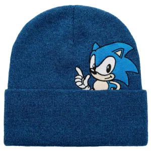 Sonic EMB. Peekaboo  Knit  Beanie