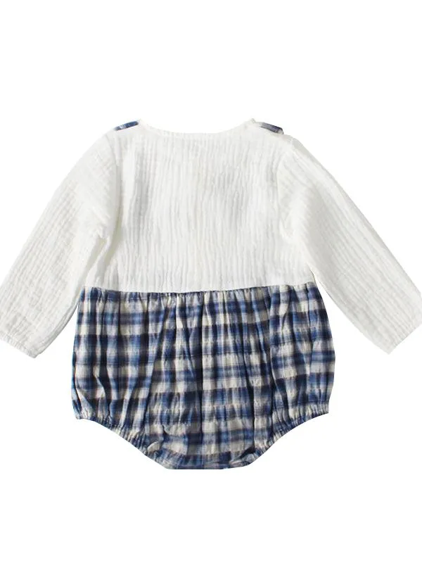 Spanish Style Baby Clothes Long Sleeve Baby Boy Cotton Romper