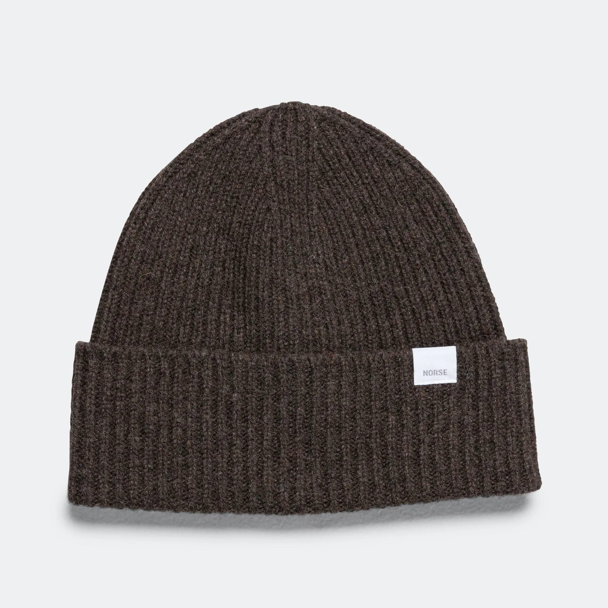 Standard Merino Lambswool Beanie - Heathland Brown