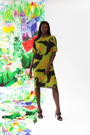 Swan Long T-Dress