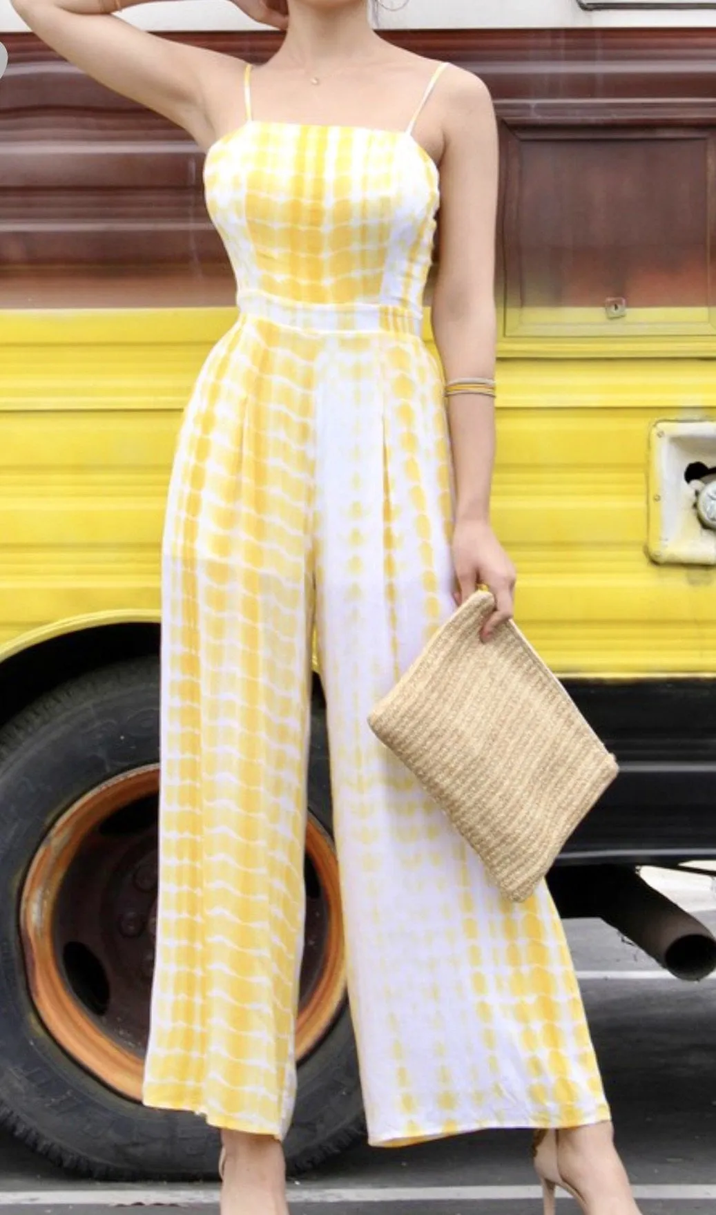 Tie Dye Woven Jumpsuit (See other colors)