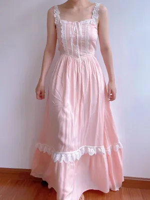 Vintage-inspired Romantic Pink Dream Dress