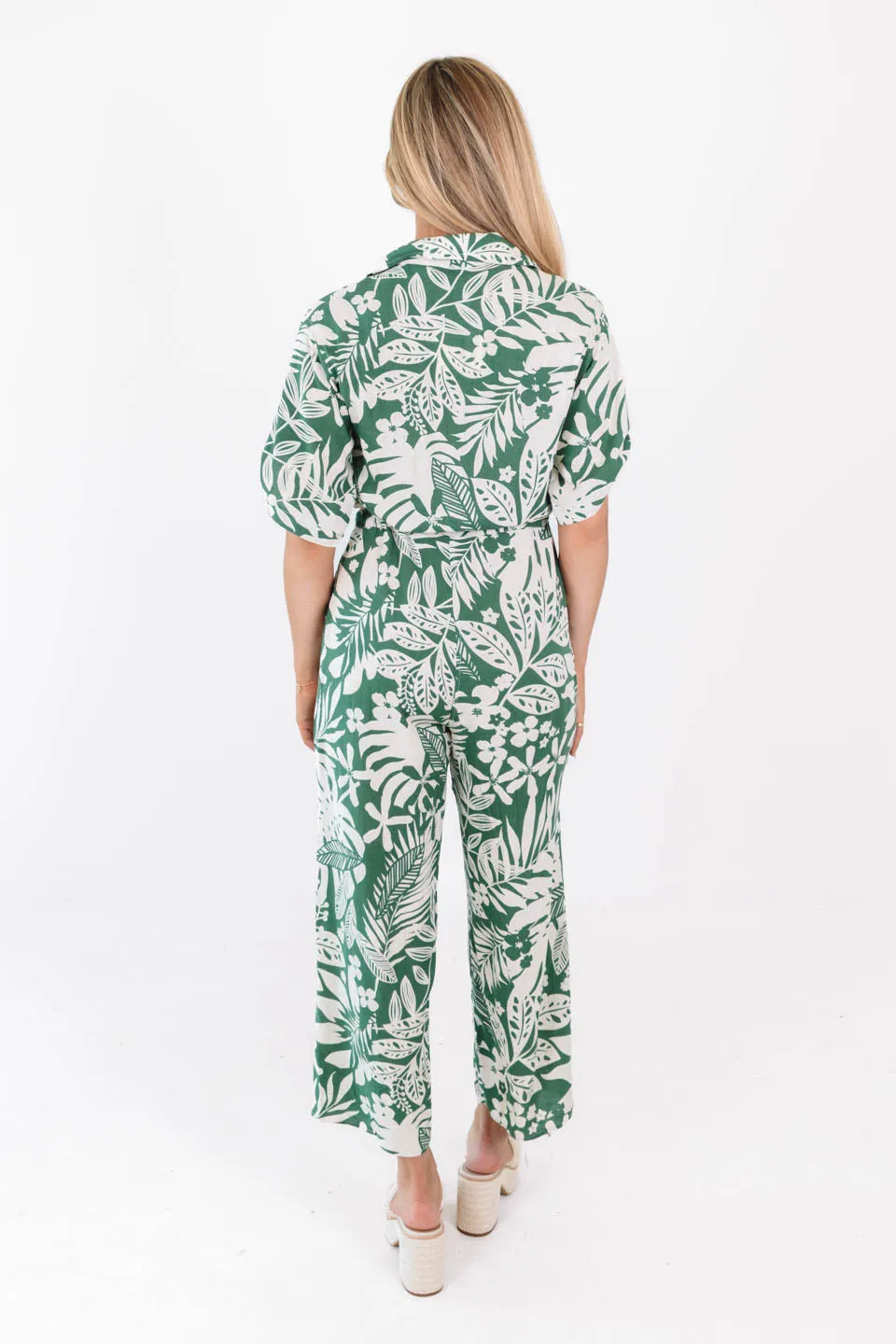 Welcome To The Jungle Jumpsuit - Green
