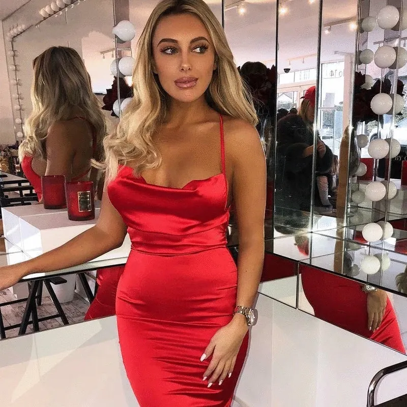 Women's Spring/Summer Casual Sleeveless Sheath Dress