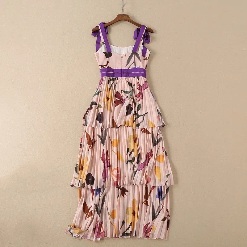 Women's Summer Casual Sleeveless High-Waist Dress