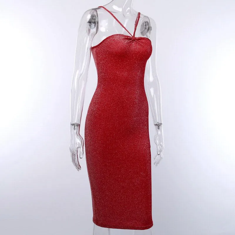 Women's Summer Slim Backless Bodycon Dress