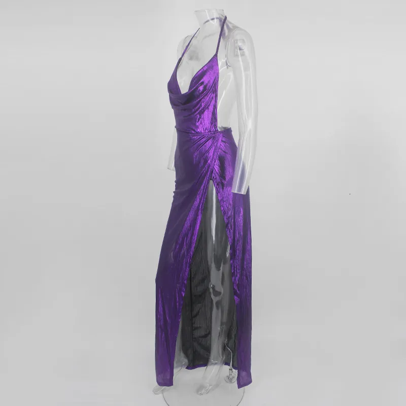 Women's Summer V-Neck Sheath Sleeveless Long Dress