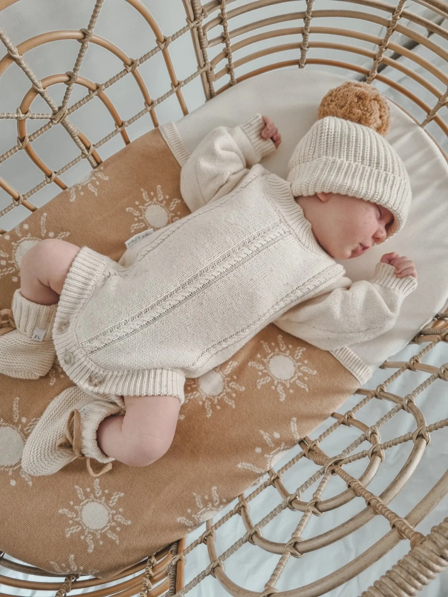 Ziggy Lou Heirloom Romper - Biscotti Fleck