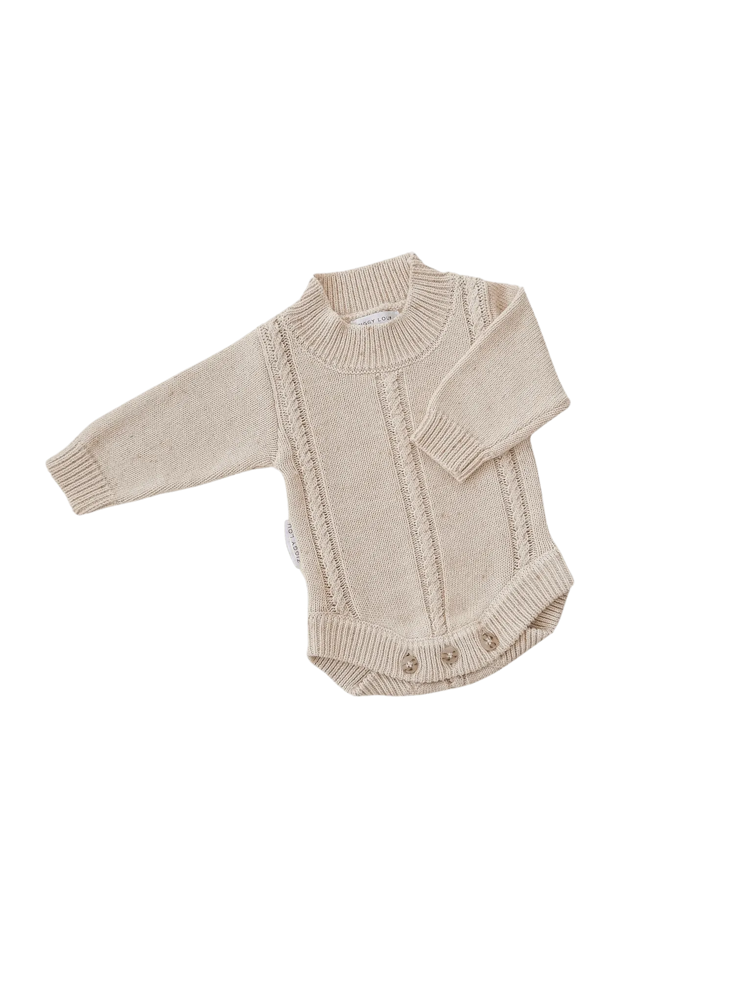 Ziggy Lou Heirloom Romper - Biscotti Fleck